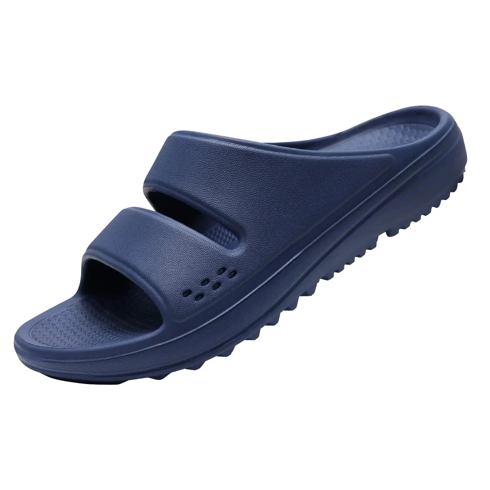 Comwarm thick sole flip flops for women with soft EVA yoga mat beach sandals, featuring a cushioned, slip-resistant design.