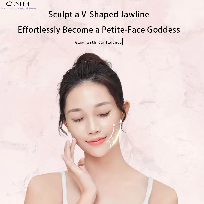 Showlu Smart General microcurrent face lifting wand with sleek design, demonstrating its handheld device for facial skin tightening.