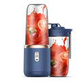 Showlu Smart portable mini blender with USB charging, compact smoothie maker in black, ideal for on-the-go blending.