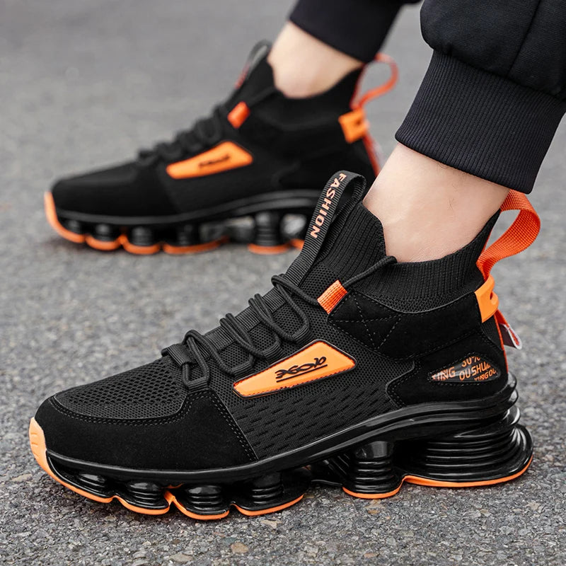 Men's casual sneakers by Showlu Fashion with breathable design, stylish loafers, trainers, and running shoes for comfortable everyday wear.