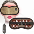 Showlu Smart General Maelsrom Electric Heat Eye Massage Mask with adjustable straps and soft fabric for relaxing eye relief.