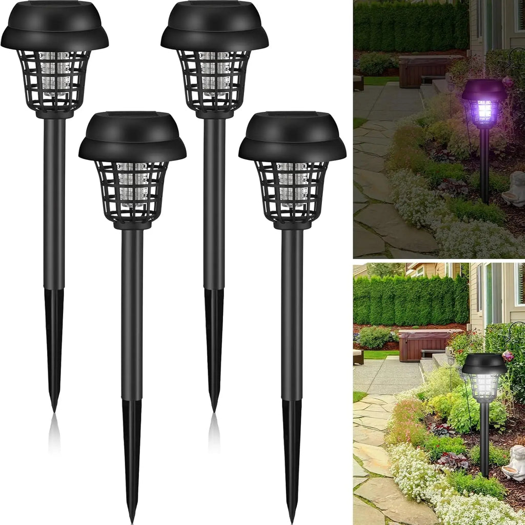 Showlu Smart Solar Bug Zapper with two light modes, outdoor mosquito killer, powered by solar, for effective insect control