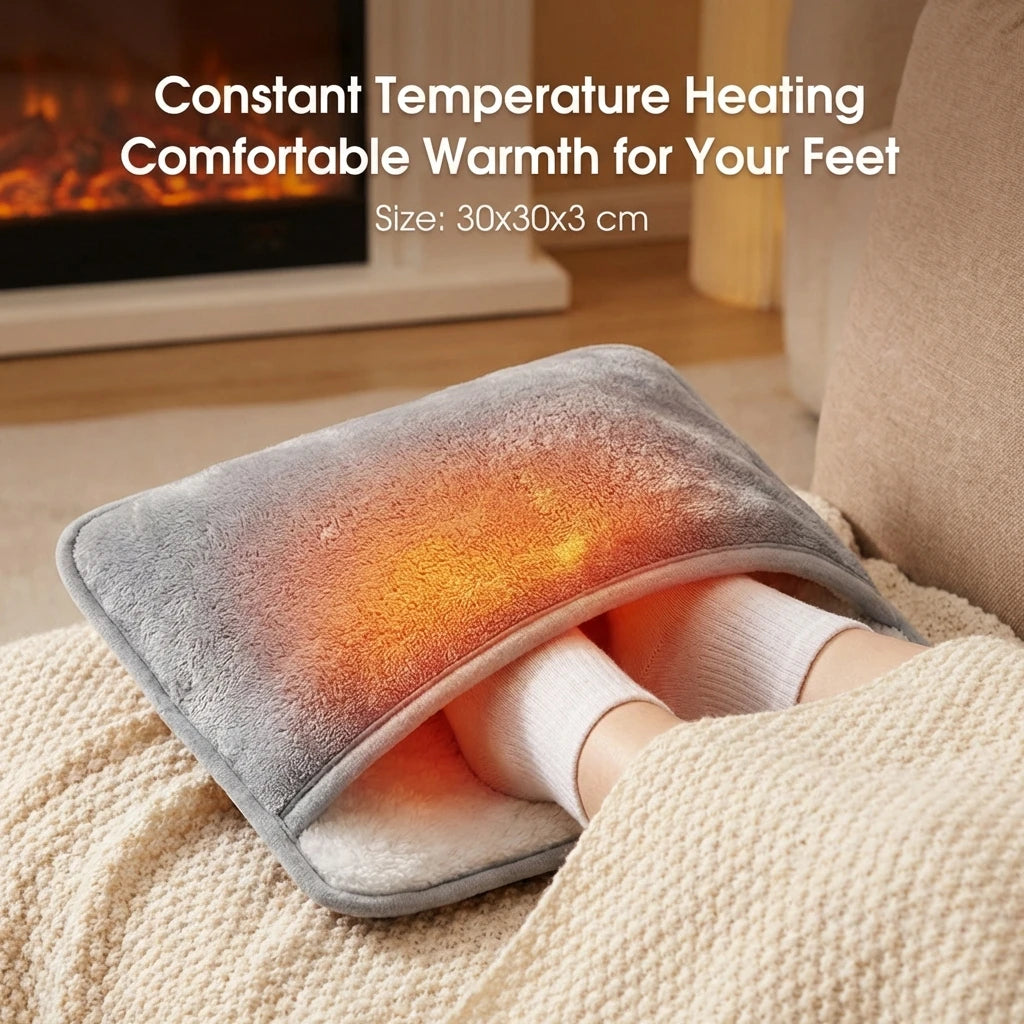Showlu Smart General USB heated foot warmer pad with soft fabric surface and adjustable temperature controls.