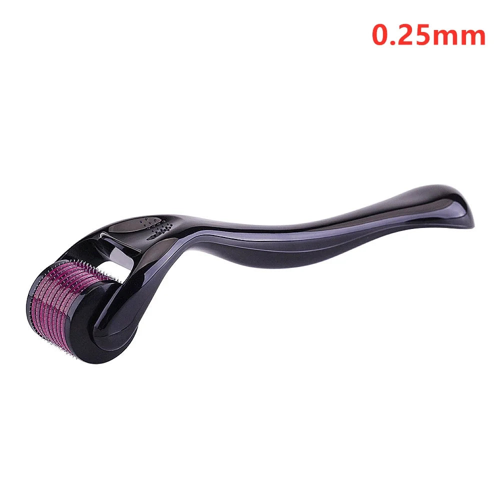 Showlu Smart General beard growth roller with stainless steel roller and ergonomic handle for facial hair stimulation.