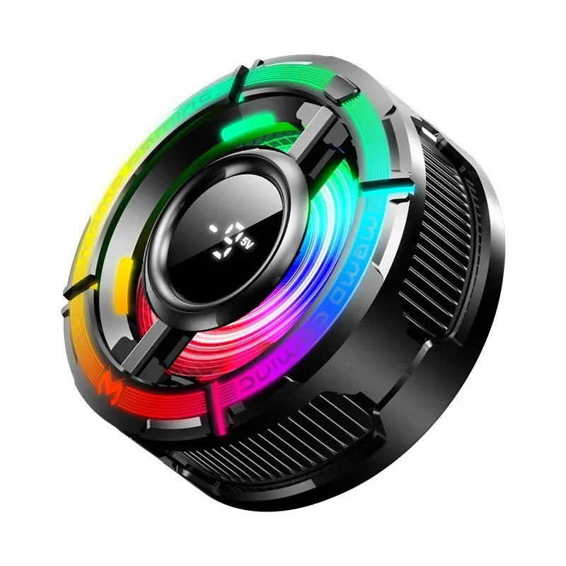 Showlu Smart General phone cooling fan attached to a smartphone, designed to keep devices cool during use.