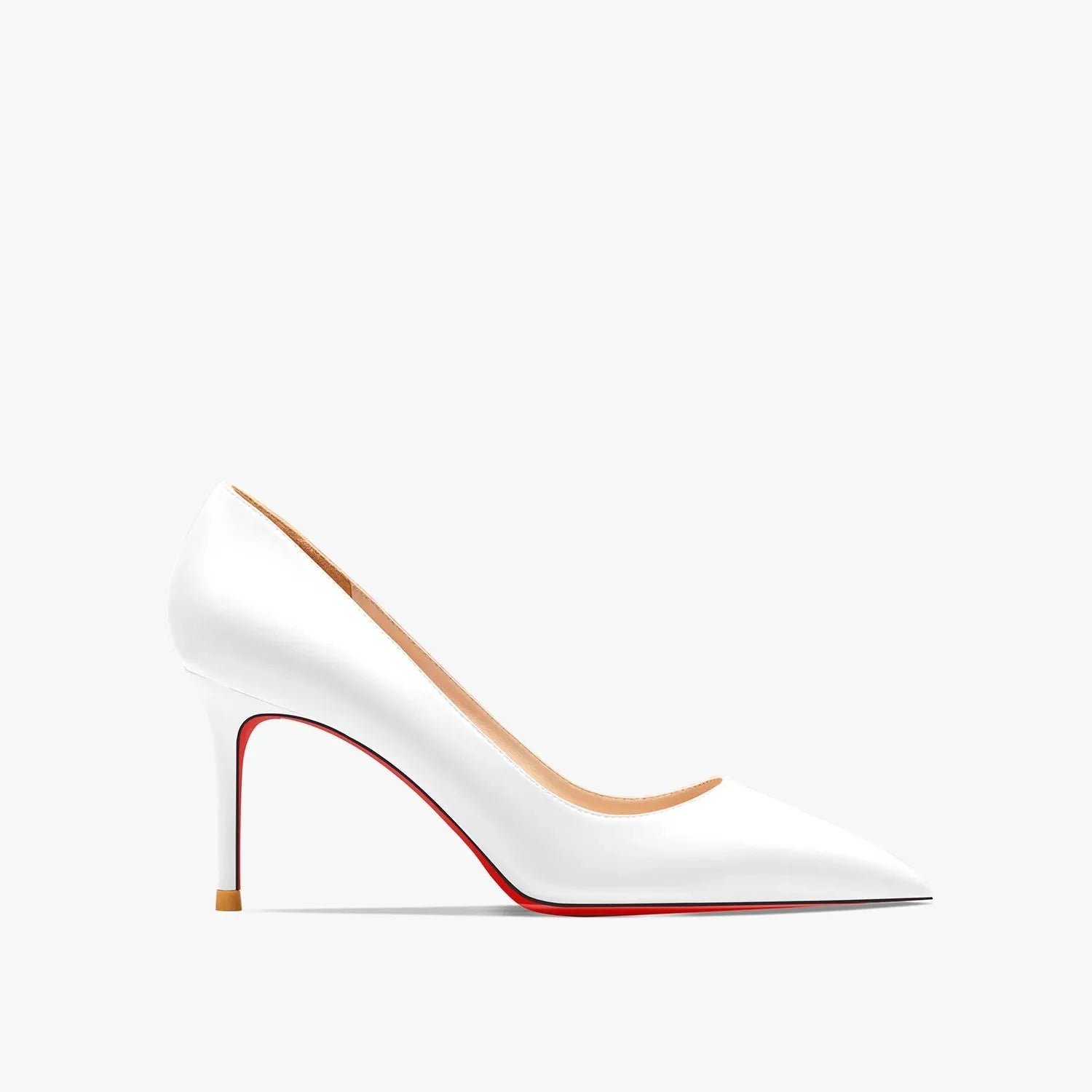 Red women's high heels with pointed toes and 12cm stiletto heels, stylish pumps by SHOWLU FASHION STORE.