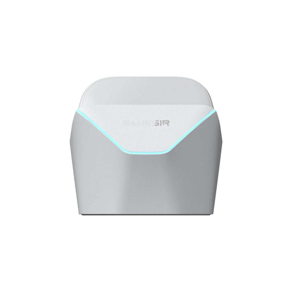 Showlu Smart General GameSir RGB controller charging dock stand with colorful LED lighting and sleek design for gaming controllers.