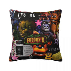 Five N Ights At Freddy's FNAF Square Pillowcase Pillow Cover Cushion Zip Decorative Comfort Throw Pillow For Home Sofa
