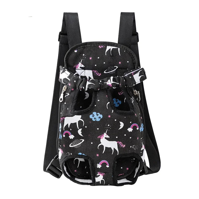 Showlu adjustable mesh pet carrier backpack for cats and dogs, breathable and lightweight for comfortable outdoor use
