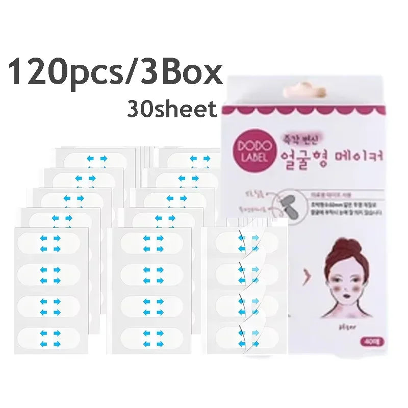 Showlu Smart General V Lift Face Sticker, invisible face lift tape applied to skin for a natural, firm look.