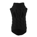 Soft knitted wool pet sweater by Showlu Fashion for cats and dogs, warm hoodie with cozy fit and stylish design.