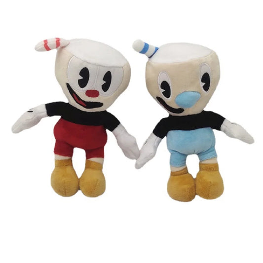 Hot Cuphead Plush Doll Toys Mugman Game Doll Toys Adventure Soft Stuffed Plush For Kids Birthday Gift