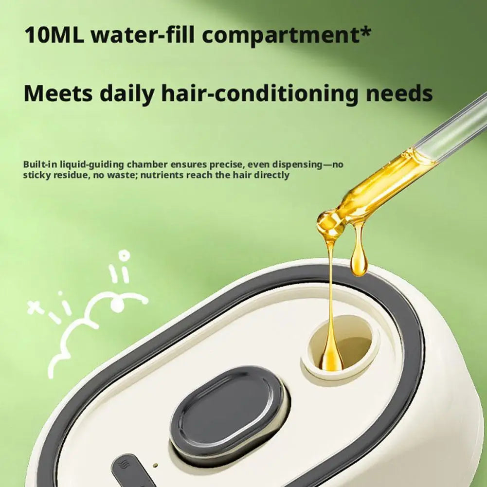 Showlu Fashion Curl Refresh Detangling Brush with SPA spray, self-cleaning, anti-static hair comb for women and girls.