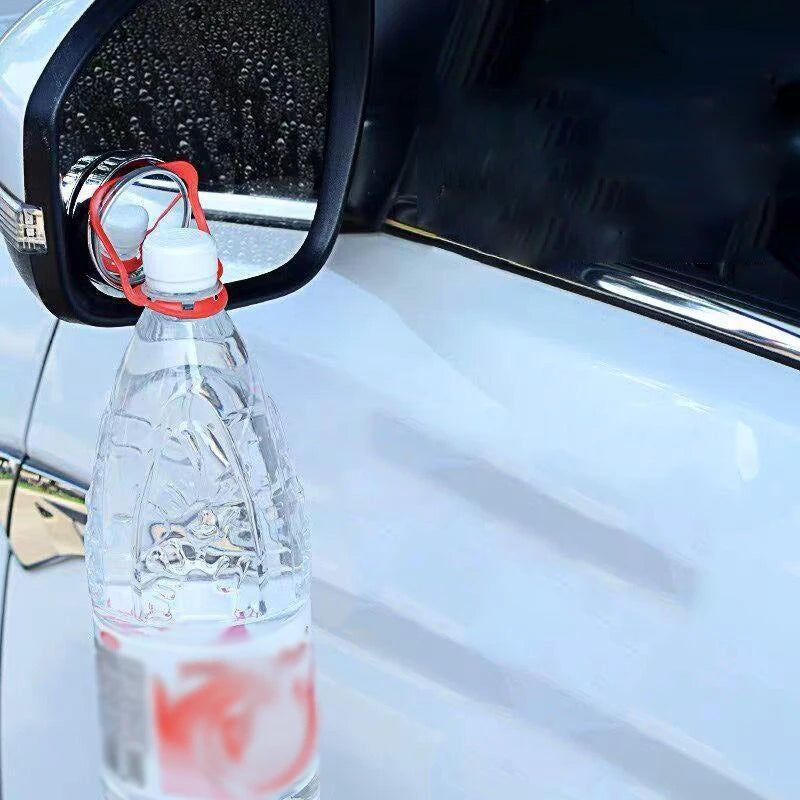 Showlu Smart General Car Blind Spot Mirror Pro attached to vehicle side mirror for improved visibility and safety.