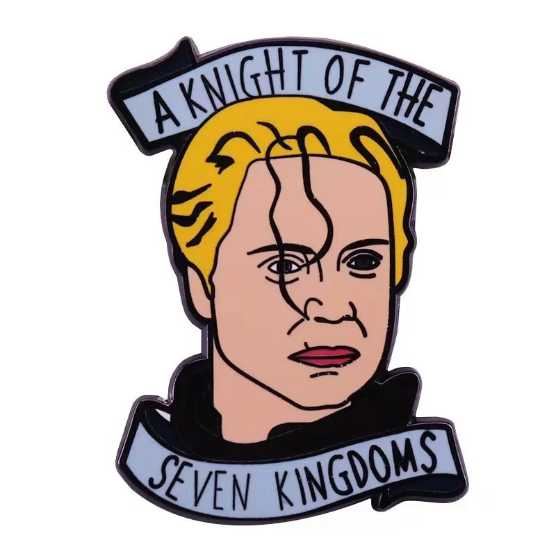 SHOWLU FASHION STORE PINSALOT Knight Bus enamel pin featuring a triple-decker bus design for fans of magical transportation.