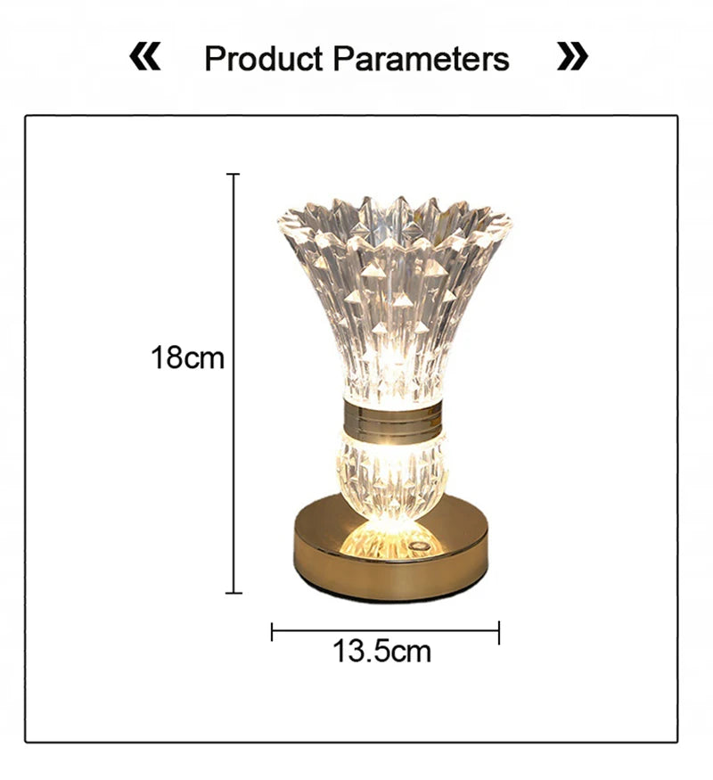 Color-changing LED vase by Showlu Smart General with sleek design, illuminated in vibrant colors for modern decor.