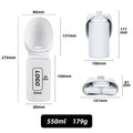 Showlu Collapsible Dog Water Bottle, portable leak-proof pet dispenser with foldable design for easy hydration on the go.