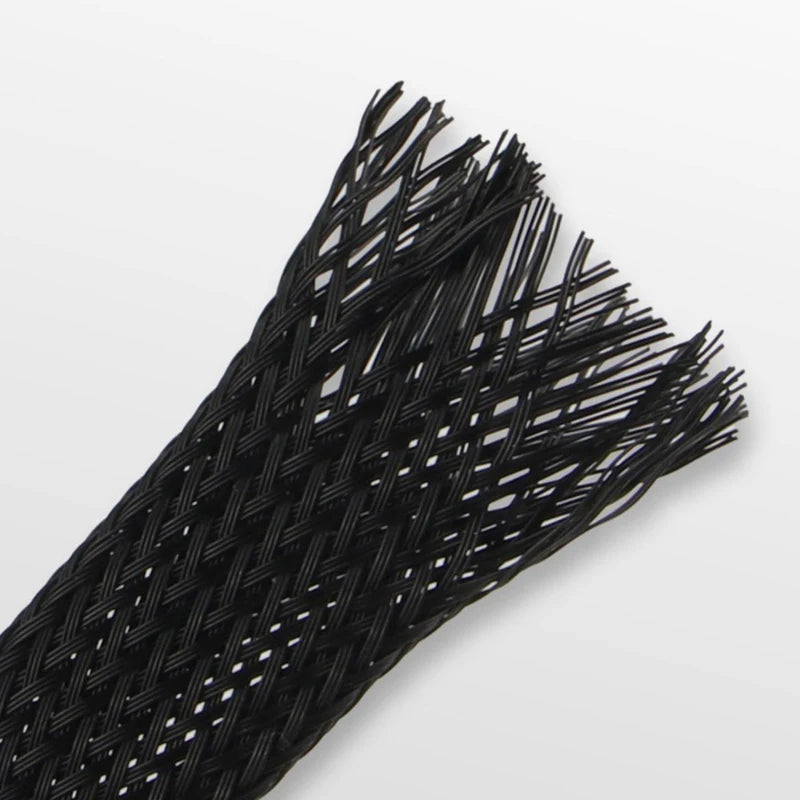 Showlu Smart General hose protection sleeve wrapped around garden hose for abrasion and weather resistance.