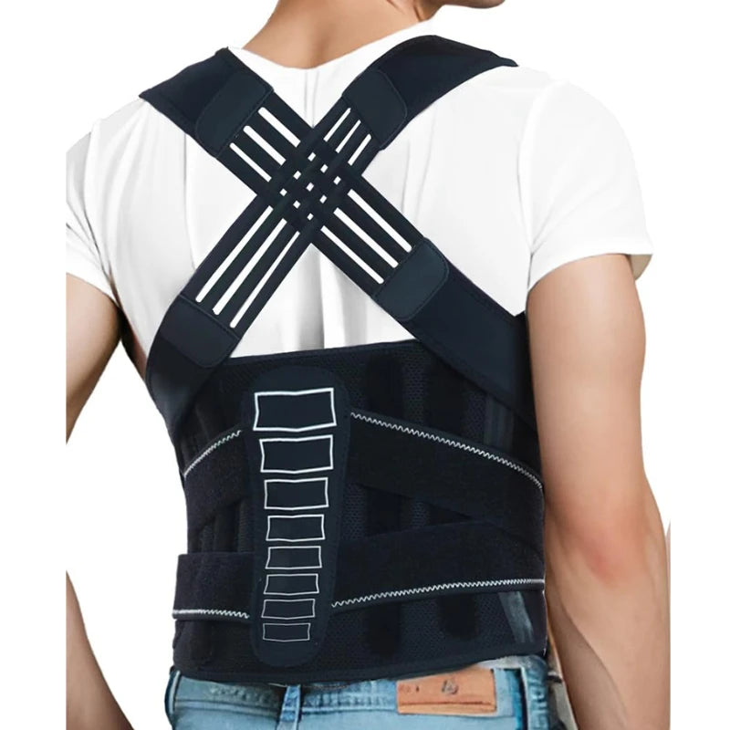 Posture Corrector for Women and Men, Adjustable Shoulder Posture Brace, Back Straightener Posture, Used for Middle Upper Spine