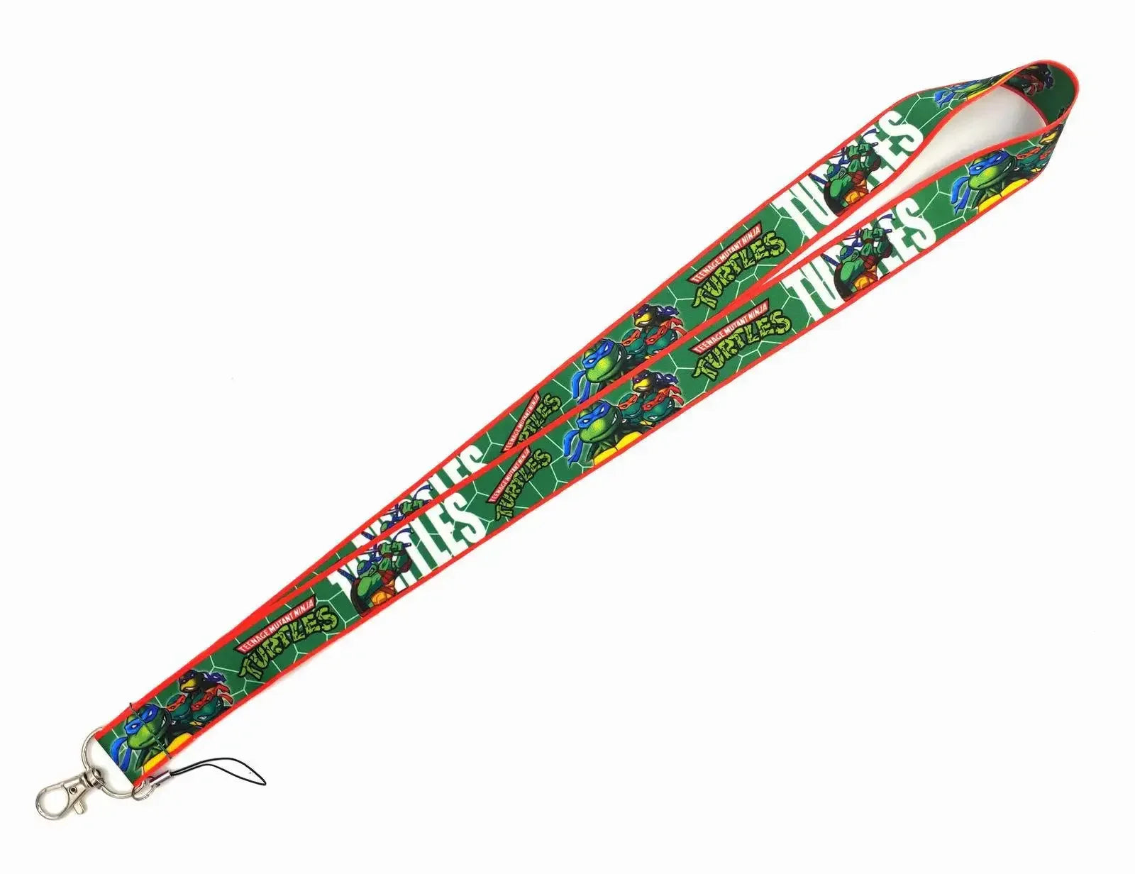 Teenage Mutant Ninja Turtles card holder lanyard case by Bandai, featuring colorful TMNT character designs and durable material.