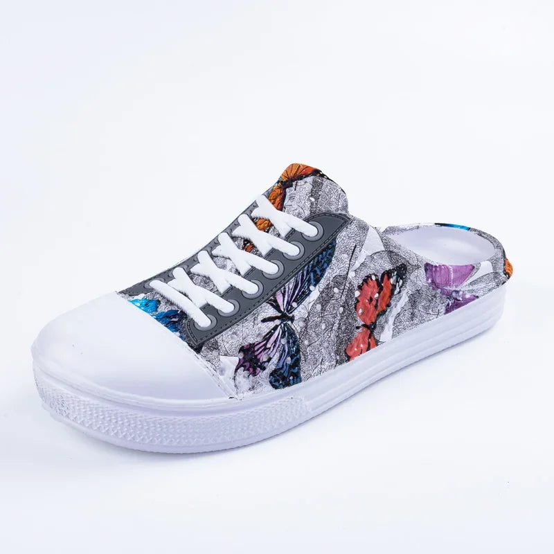 Qaawal women's breathable summer outdoor casual shoes by SHOWLU FASHION STORE, featuring PU leather flats with comfortable design.