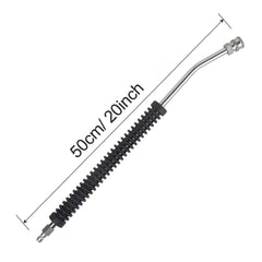 Car Pressure Washer Extension Wand Power Washer Wand Extension for Car Wash Stainless Steel Non-Slip Grip with1/4” Quick Connect