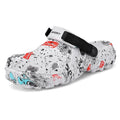 Men's garden flat sandals by Showlu, summer slip-ons with platform soles, outdoor flip flops, and casual clogs for men.