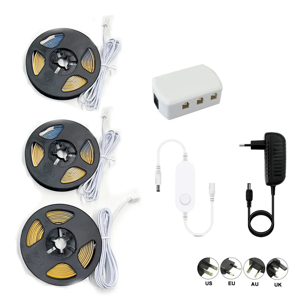 Showlu Smart Zigbee LED strip light kit with voice control, app connectivity, and customizable color options for smart home lighting.