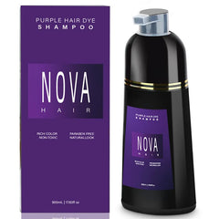 Nova Shampoo & Dye Moisturizing Quick Dyeing Hair Dye Nourish Lasting Natural Shampoo Flood Oil Control Fluffy Hair Care Product