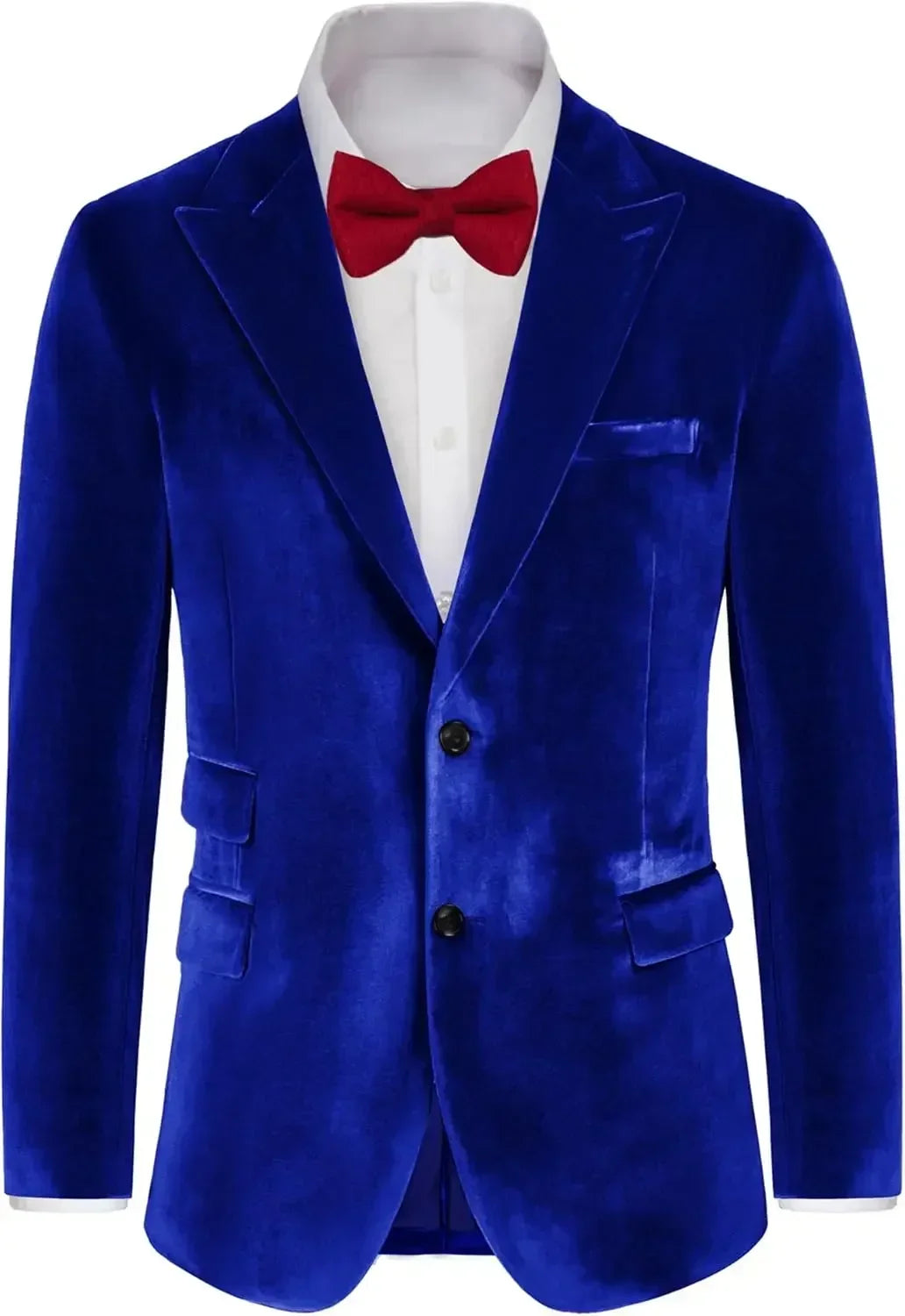 Mens Velvet Blazer Two Button Slim Fit Suit blazer for Men Prom Wedding Business Dinner Party Men Suits Outfits
