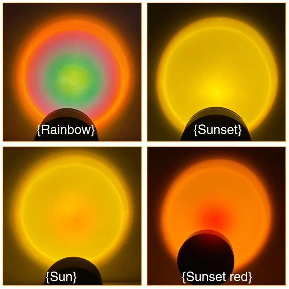 LED Sunset Rainbow Bar by Showlu Smart General, colorful light display with multiple LED sections for vibrant ambient lighting.