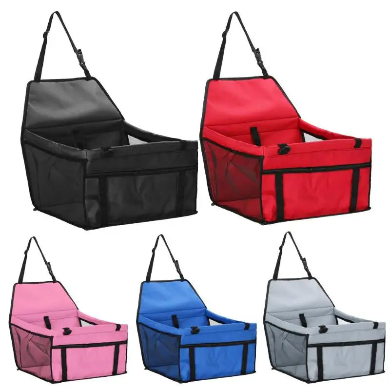 Showlu Smart General portable small dog car seat carrier bag with padded interior and adjustable straps for travel comfort.
