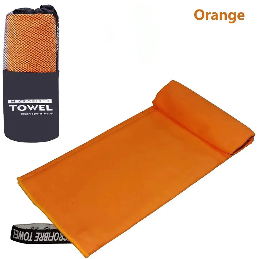 SHOWLU microfiber sports towel for gym, yoga, and camping, quick-drying and lightweight for versatile outdoor and fitness use