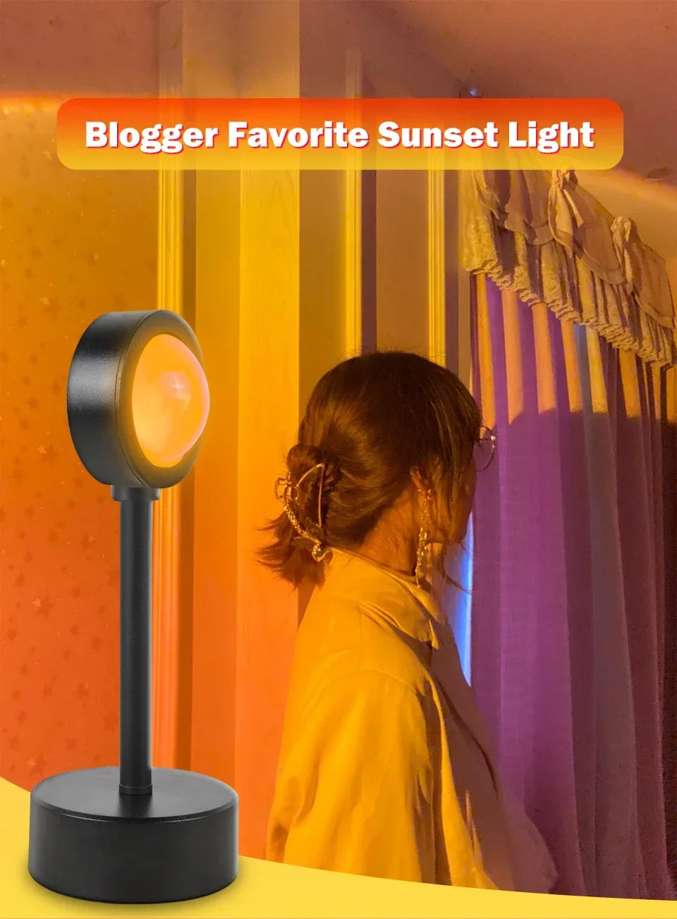 Showlu Smart General LED Sunset Rainbow Bar with multicolor LED lights, designed for vibrant decorative lighting.