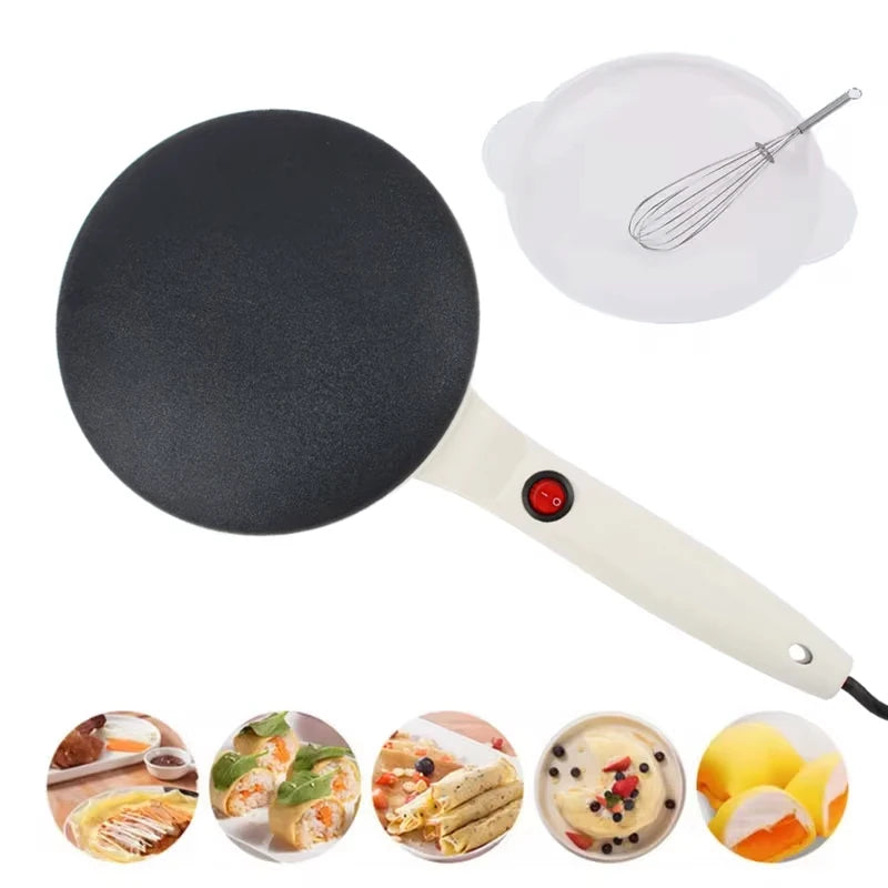 Showlu Smart General electric pancake maker with non-stick surface and adjustable temperature control, ready for breakfast cooking.