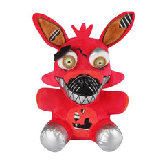18cm FNAF Stuffed Plush Toys Freddy Fazbear Bear Foxy Rabbit Bonnie Chica Peluche Juguetes 5 Nights At Freddy Plushie Toys Gifts