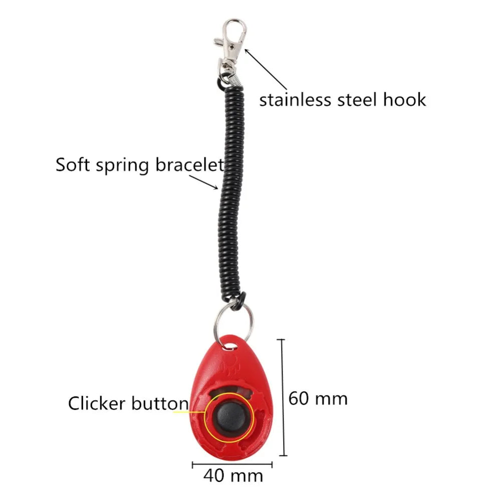 Showlu Smart General pet training clicker with a small plastic handheld device for positive dog and cat training.