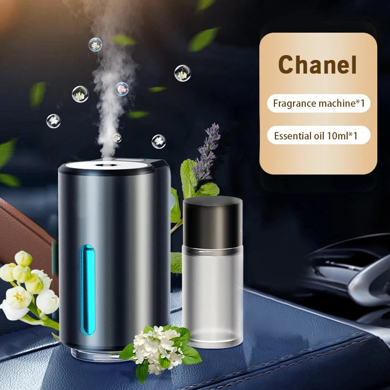 Showlu Smart General car aromatherapy diffuser with sleek design and multiple mist settings for a calming driving experience.