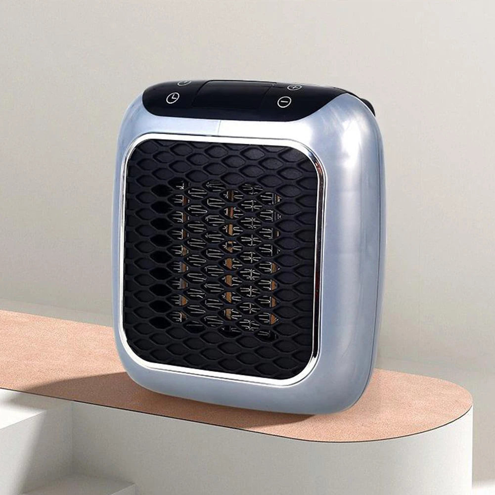 Showlu Smart General 800W plug-in wall electric heater with thermostat, compact design and easy-to-use controls.