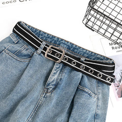 LUDIVIS Canvas Belt Outdoor Tactical Belt Unisex High Quality Canvas Belts for Jeans Male Luxury Casual Straps Ceintures