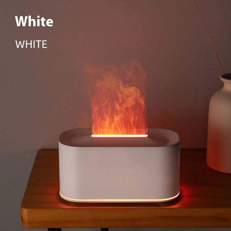 Showlu Smart General HOMEFISH Mini Aroma Humidifier emitting a gentle mist, compact design for home or office use.