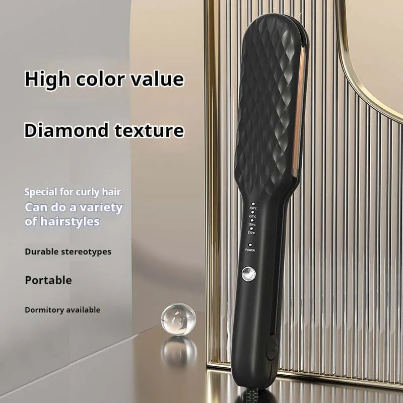 Showlu Smart General hair crimper tool with textured plates for creating crimped hairstyles.