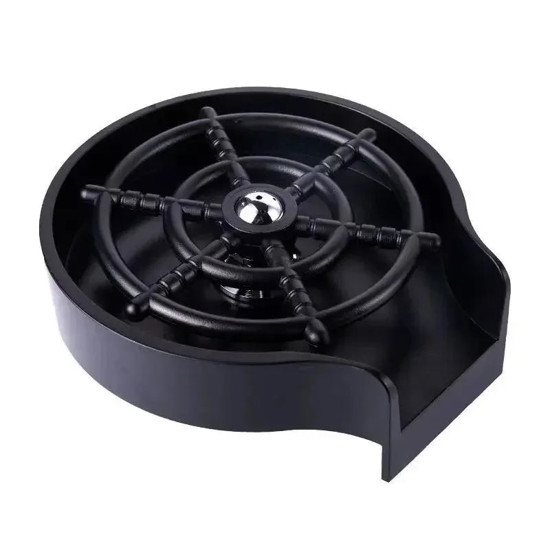 PDQ Automatic Glass Cup Washer by SHOWLU FASHION STORE, high pressure brass sink rinser for efficient glass cleaning.