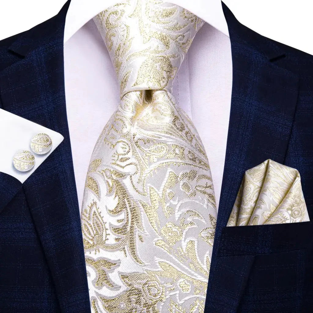 Mint green silk tie set including men's necktie and cufflinks, stylish and elegant accessory by SHOWLU FASHION STORE