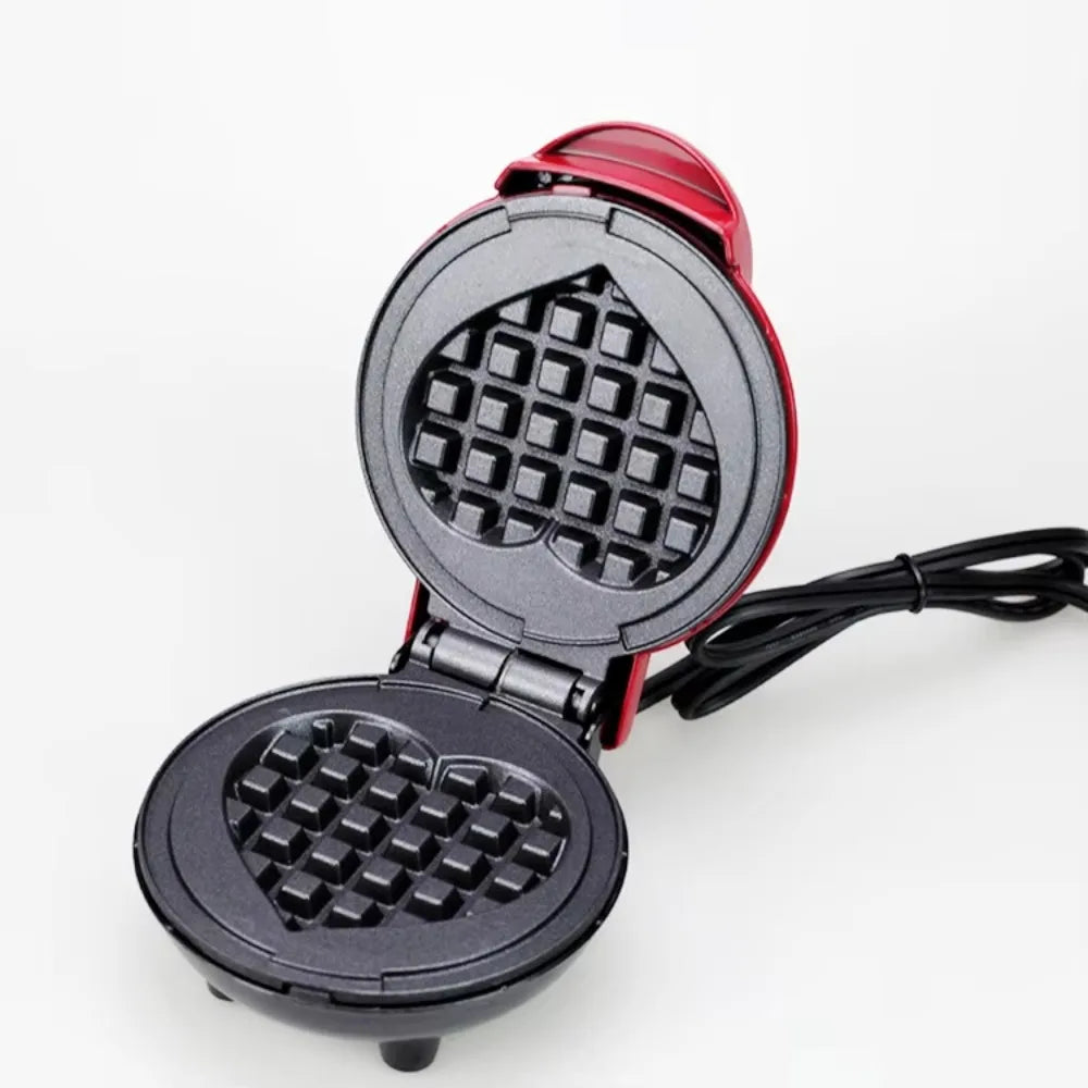 Showlu Smart General mini electric waffle maker with non-stick surface and 350W power, compact design for easy waffle baking.