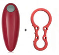 Electric can opener from Showlu Fashion Store with one-touch design, ideal for elderly and arthritis sufferers in kitchen use.
