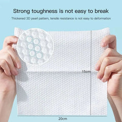 Soft Cotton Towel Disposable Face Towel Towels Bathroom Accessories Dry Rags for Washing and Drying Face Towels 50/100Pcs Home SHOWLU FASHION STORE