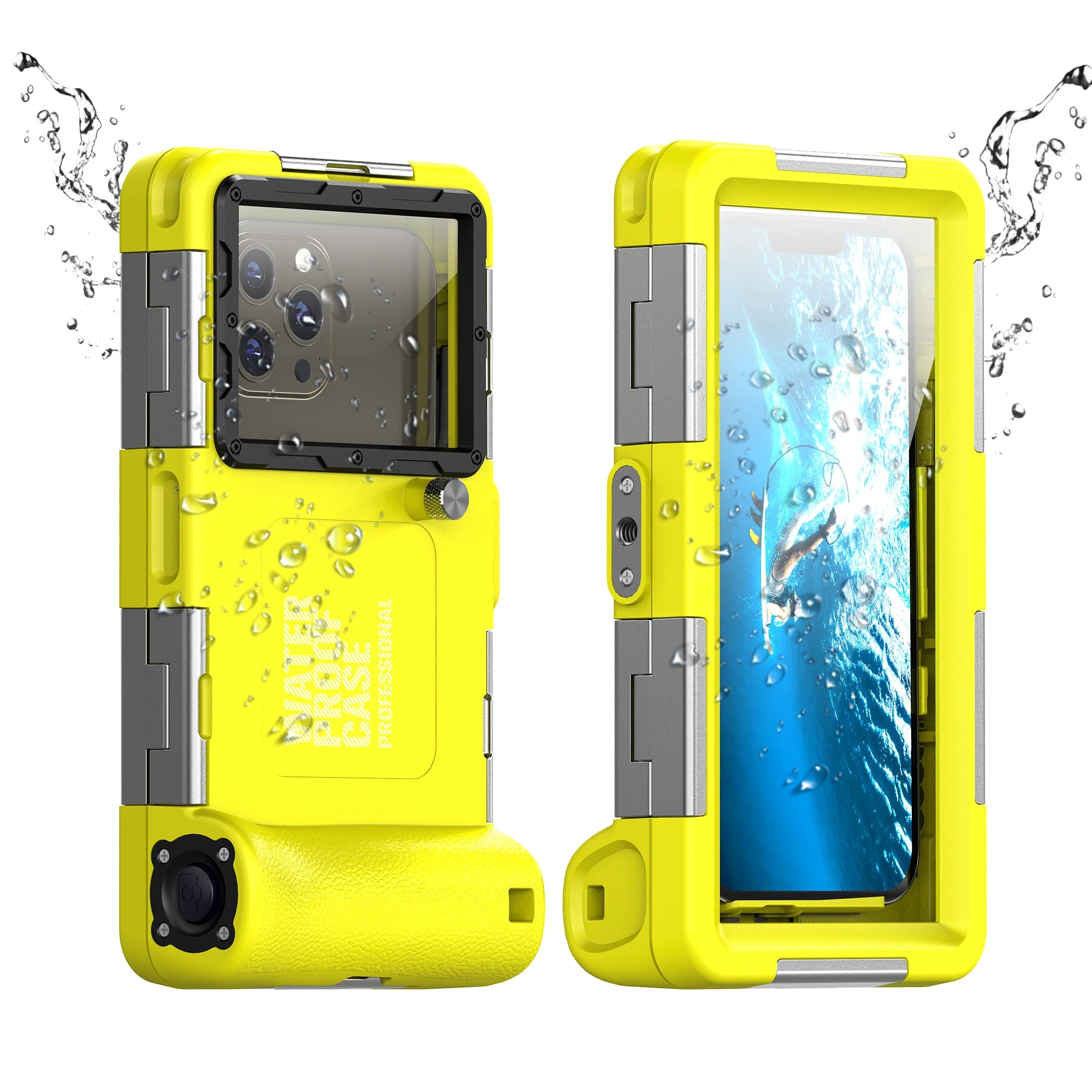 Showlu Smart General waterproof phone pouch, universal beach case, clear plastic protective cover for smartphones in wet conditions