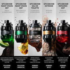 Viktor&Rolf - Spicebomb Nightvision Eau De Toilette - Warm, Spicy & Fresh - Cologne for Men - with Notes of Bergamot Citrus
