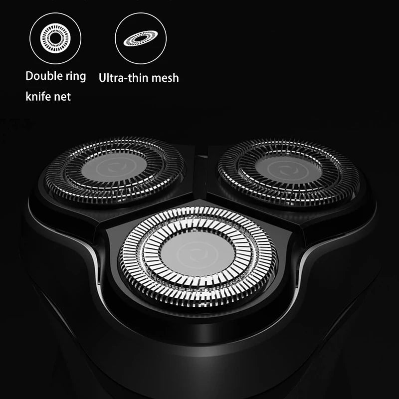 Showlu Smart General ENCHEN Blackstone 3D rotary electric shaver with close-cutting blades and ergonomic handle.